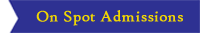 On Spot Admission