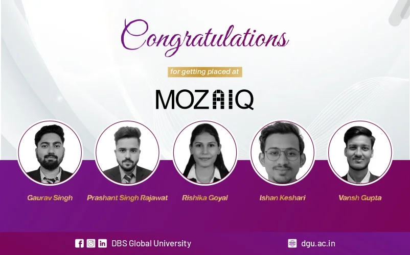 Mozaiq Automation Pvt. Ltd. Identifies Top Talent, Recruits Five Students Through Campus Placements