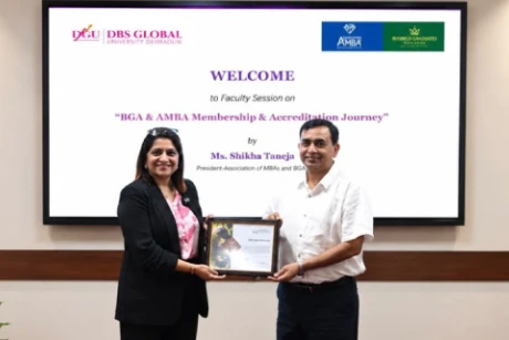 AMBA & BGA Strategic Engagement Manager Visits DBS Global University to Strengthen Global Academic Collaboration