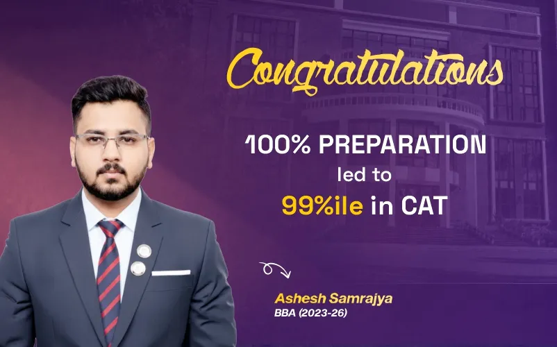 100 Preparation and Dedication Helped Achieve 99ile in CAT