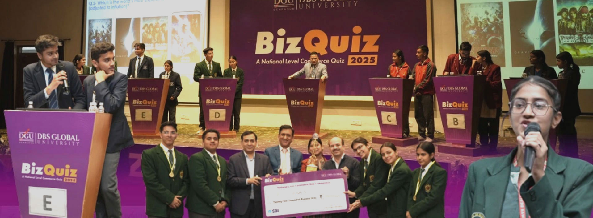 DBS Global University Hosts Grand Finale of 14th National Biz Quiz 2025