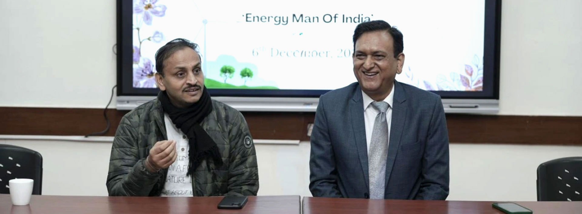 Solar Man of India Visits DBS Global University