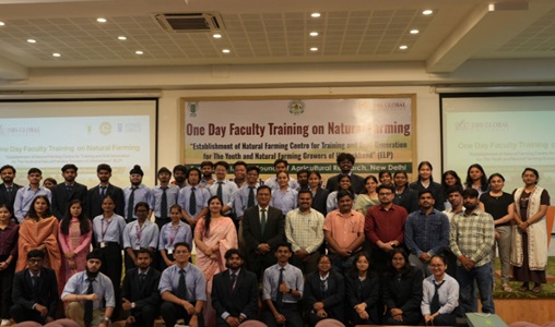 Faculty Training on Natural Farming Organised in Collaboration with Indian Council of Agricultural Research