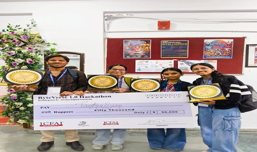 BCA Celebrates Championship Victory at ICFAI Hackathon 2026