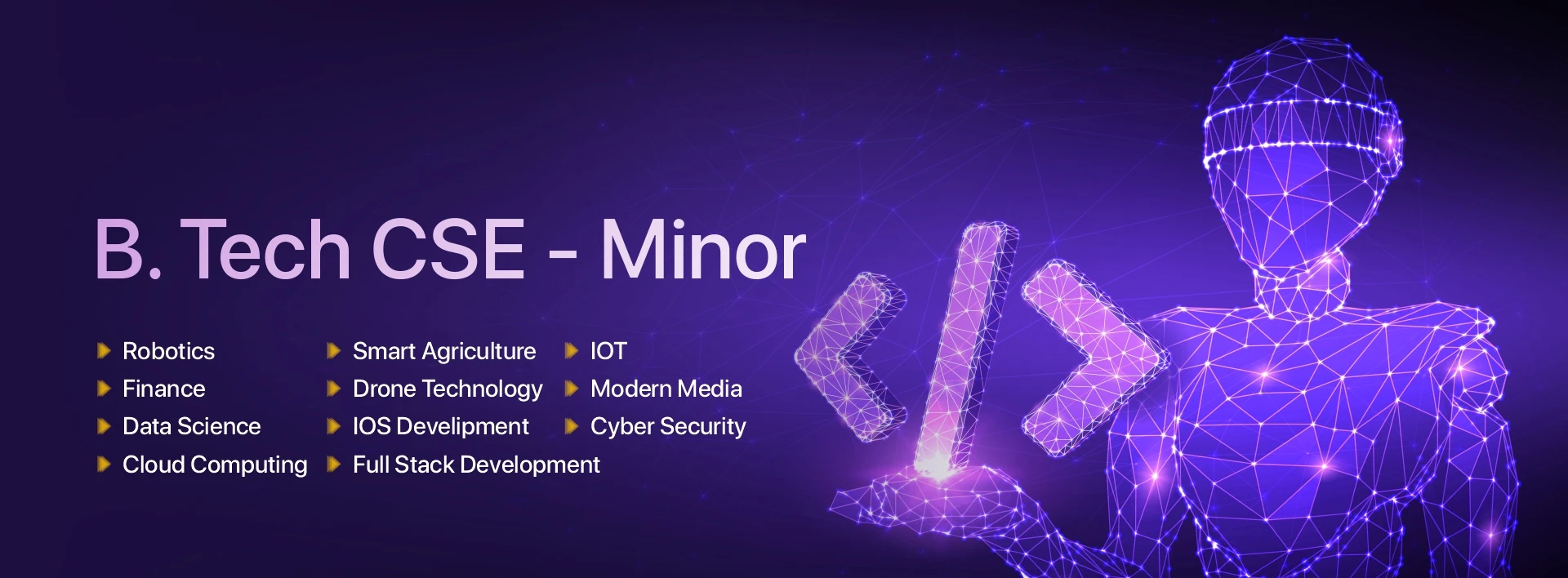 B.Tech CSE with Minor