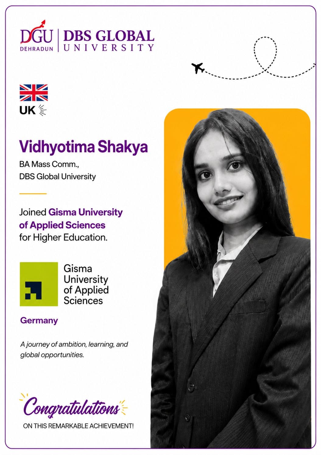 DBS Global University student success